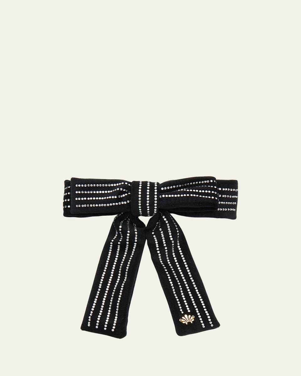 Pinestripe Crystal Antoinette Bow
